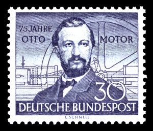 Briefmarke 75 Jahre Otto Motor