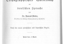 Konrad Duden, Duden Woerterbuch_iii