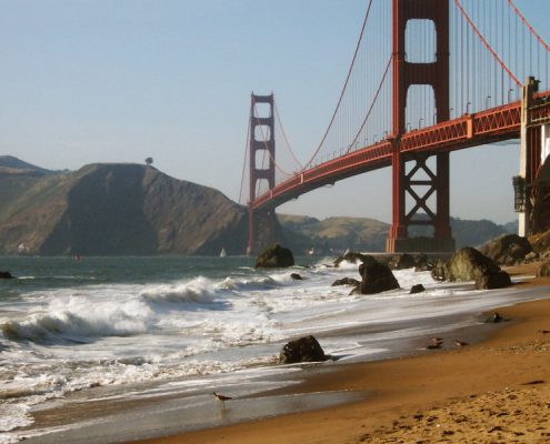 Das Foto der Golden Gate Bridge, fotografiert von Urban